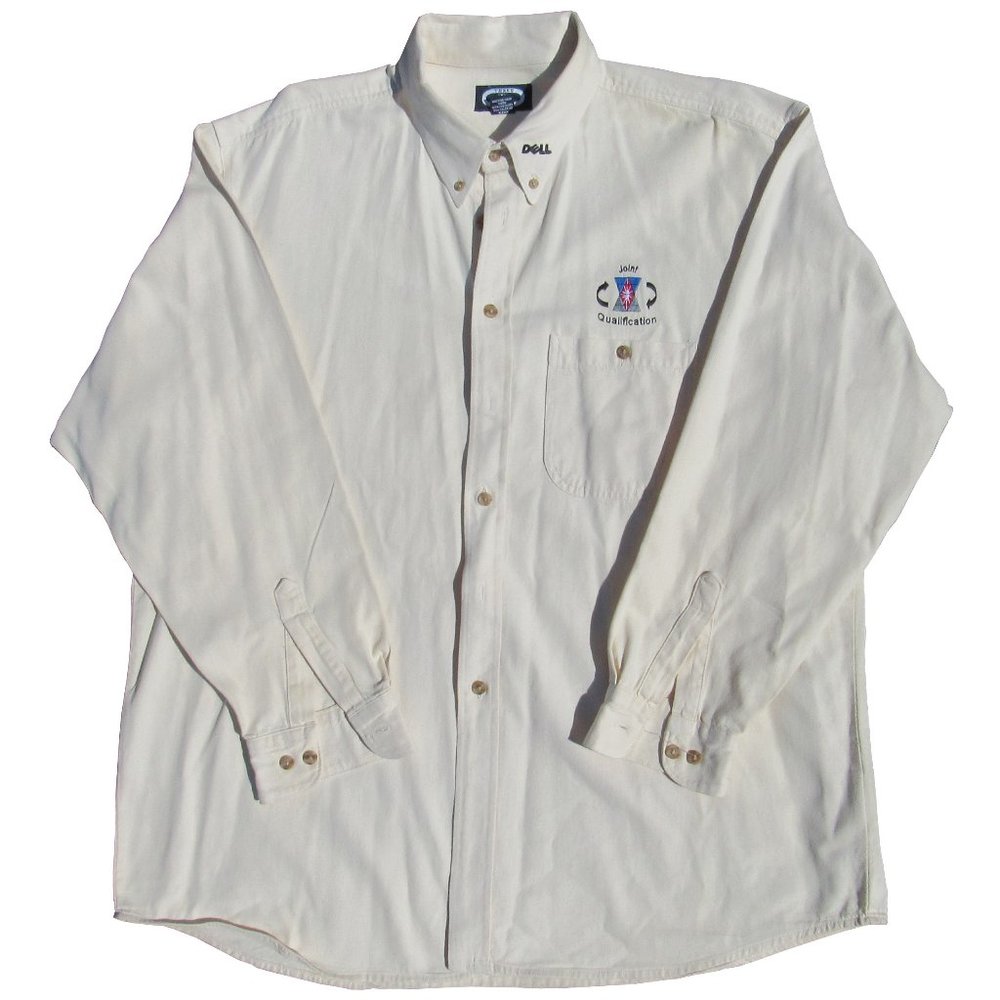 Dell Joint Qualification Embroidered Twill Shirt Men's XL
